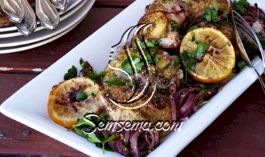 دجاج مشوي بالزعتر والليمون وصفة شهية