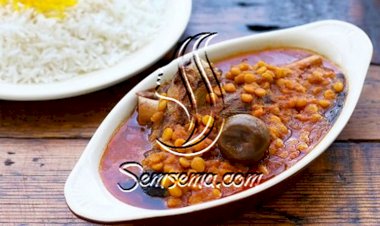 القيمة باللحم طبق ايراني لذيذ