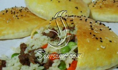 طريقة عمل فطيرة الرز بالبازلاء