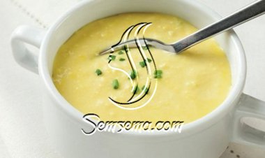 طريقة عمل شوربة الذرة الكريمية