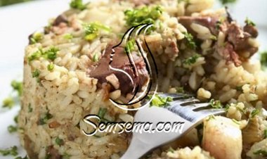 طريقة عمل أرز بالكبدة والخضروات
