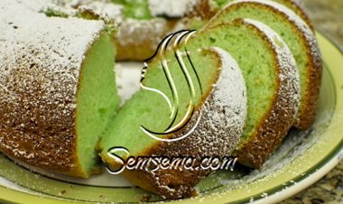 طريقة عمل كيك الفستق الحلبي