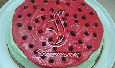 طريقة عمل تشيز كيك البطيخ