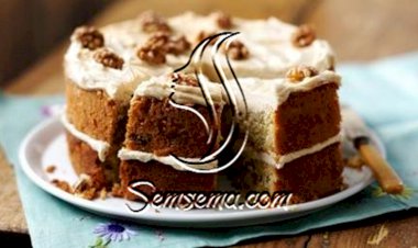 كيكة الجوز والقهوة لحورية المطبخ