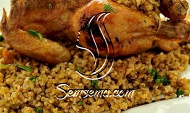 طريقة عمل صدور دجاج محشية بالفريك