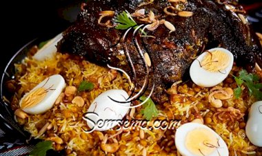 طريقة عمل الخروف مع ارز الاوزي