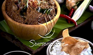 طريقة عمل الرندانك باللحم طبق اندونيسي