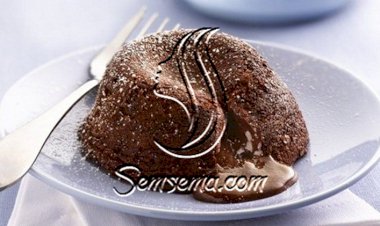 مولتن كيك بالهرشي سهل وسريع