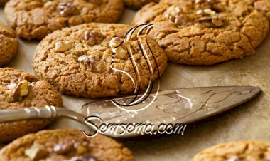 حلى اتكنز وصفة كوكيز الجوز الشهية