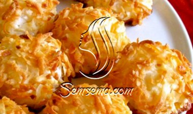 طريقة عمل كرات جوز الهند بالفرن