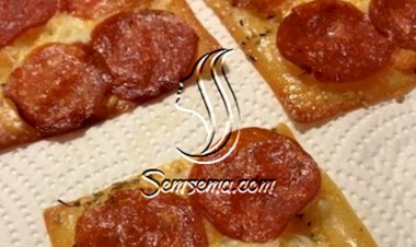 اسهل بيتزا بـعجينة وانتون للحفلات