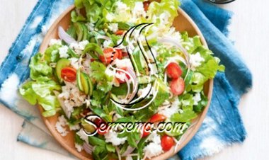 سلطة جوز الهند والليمون سهلة و صحية