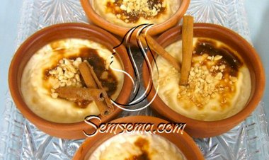 بودنج الارز بالحليب التركي في الفرن