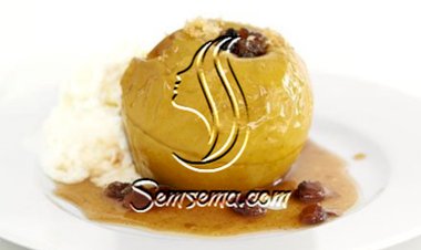 تفاح مكرمل بالفرن طريقة شهية