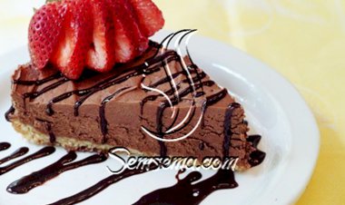 تشيز كيك الشوكولاتة بالفرن سهل ولذيذ