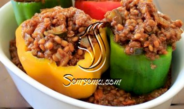 فليفلة محشية بالعدس مشوية وصفة جديدة