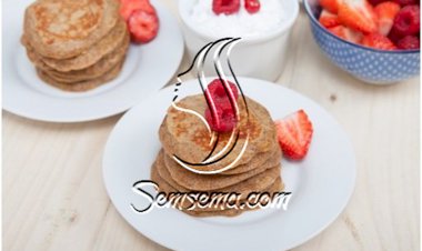 بان كيك بذور الكتان واللوز من وصفات اتكنز