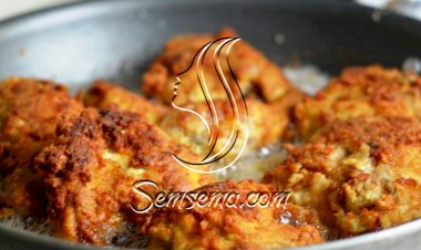 افخاذ دجاج بالجبن البارميزان مقلية