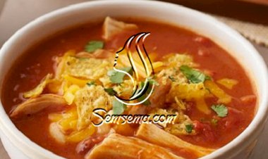 شوربة دجاج التورتيلا وصفة شهية جدا