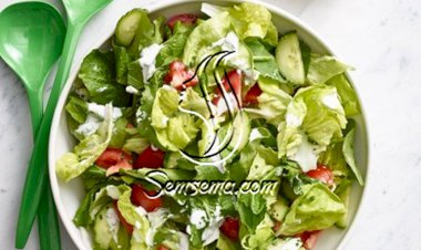 سلطة بالكريمة الحامضة طريقة سهلة