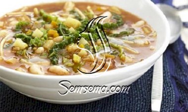 شوربة الخضار بالمكرونة وصفة سهلة وصحية