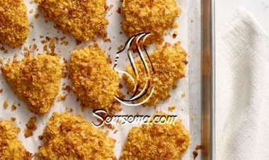 ناجتس الدجاج المقرمش بالفرن .. طريقة سهلة