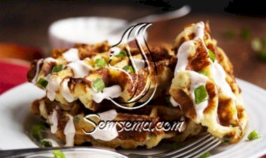 طريقة وافل البطاطس وصفة سهلة للفطور