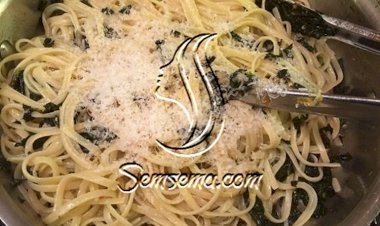 باستا بصلصة الليمون وصفة غداء شهية