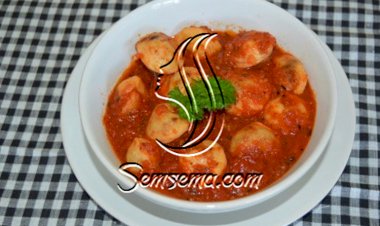 شيش برك بالطماطم طبق شهي للغداء