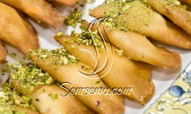 طريقة عمل قطايف بالفستق الحلبي