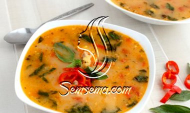 شوربة الدجاج بالكاري طريقة عمل لذيذة