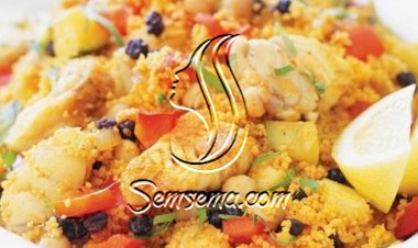 كوسكوس بالسمك تونسي طريقة عمل