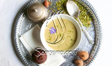 شوربة الفستق الحلبي شوربة جديدة روعة