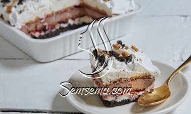 طريقة عمل لازانيا الشوكولاته بدون فرن