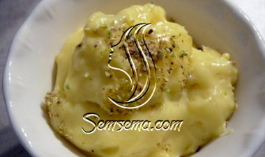 كاسترد هيل وزعفران حلى سهل وانيق