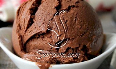 ايس كريم الشوكولاته الداكنة طريقة التحضير