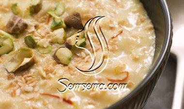 ارز بالحليب على الطريقة اللبنانية بالمكسرات وصفة سهلة وغنية