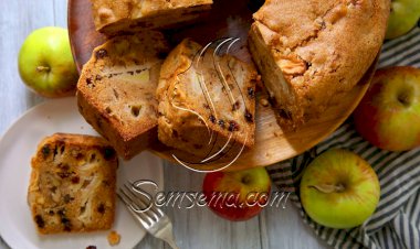 كيك التفاح السهل بالزبيب وصفة كيك سهلة ولذيذة