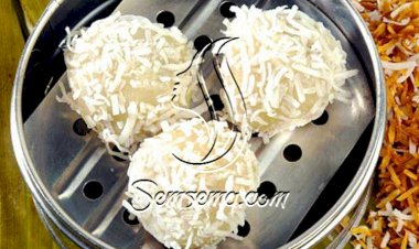 طريقة عمل كرات الموز بجوز الهند