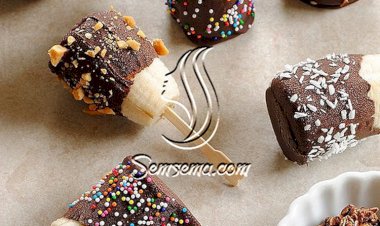 اصابع موز بالشوكولاته حلى سهل وسريع بالموز