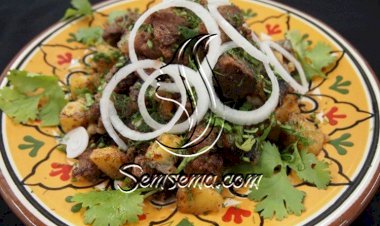 طبق البطاطس باللحم من المطبخ الكازخستاني