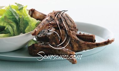 ريش لحم مشوي بالشواية مع تتبيلة شهية