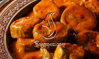طريقة عمل سلطة الباذنجان الحارة بالباذنجان المقلي