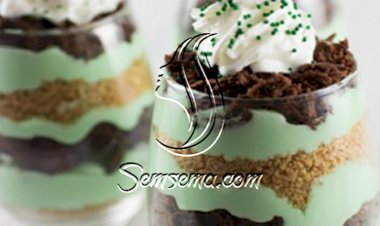 ترايفل براونيز حلى كاسات فخم وغريب