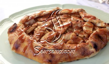 فطيره التفاح الكرسبى مع الكراميل سهلة ولذيذة