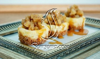 تشيز كيك التفاح بالقرفة الاصلي