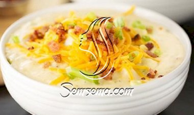 طريقة عمل شوربة البطاطس باللحم