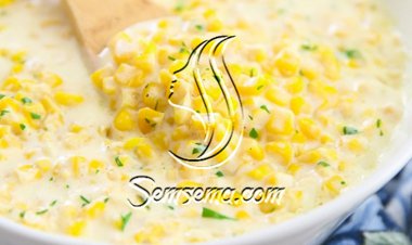 طريقة عمل شوربة الذرة بالقشطة و الجبن