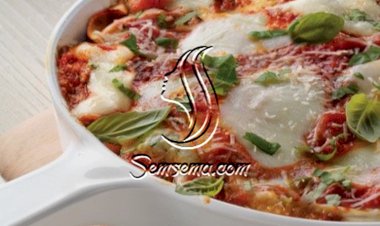 لازانيا بدون سلق بالمقلاة طريقة سهلة وسريعة