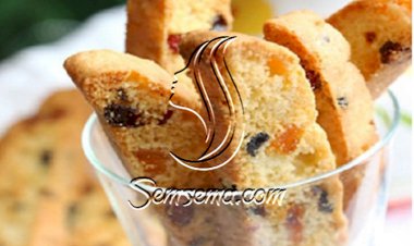 طريقة عمل بسكويت بالفواكه المجففة